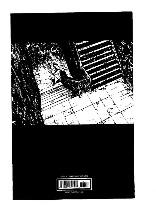 DO A POWERBOMB BLACK AND WHITE #1 COVER B DANIEL WARREN JOHNSON VAR