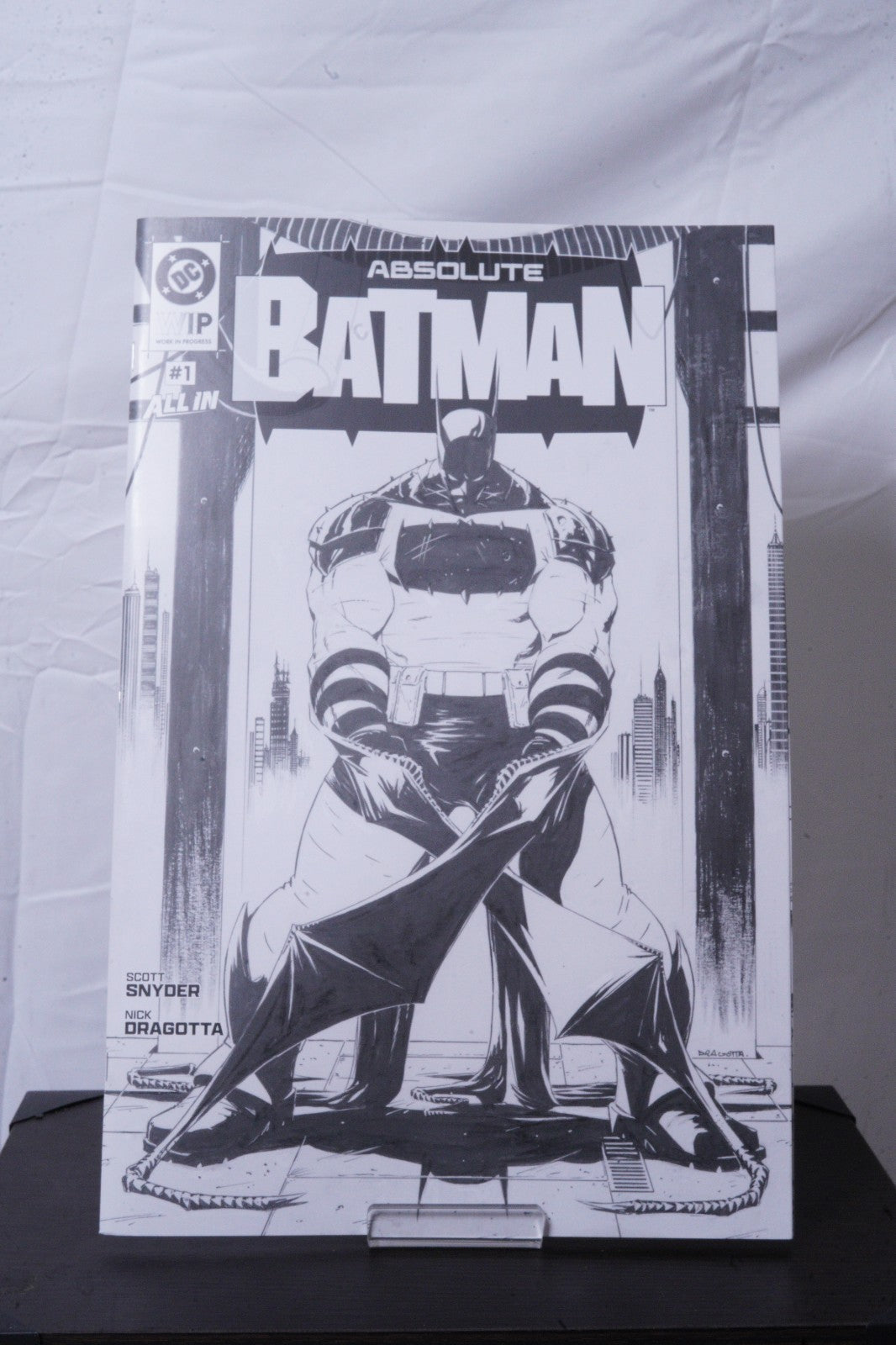DC W.I.P.  Absolute Batman Issue #1 - Nick Dragotta Artboard Size Edition 17x11