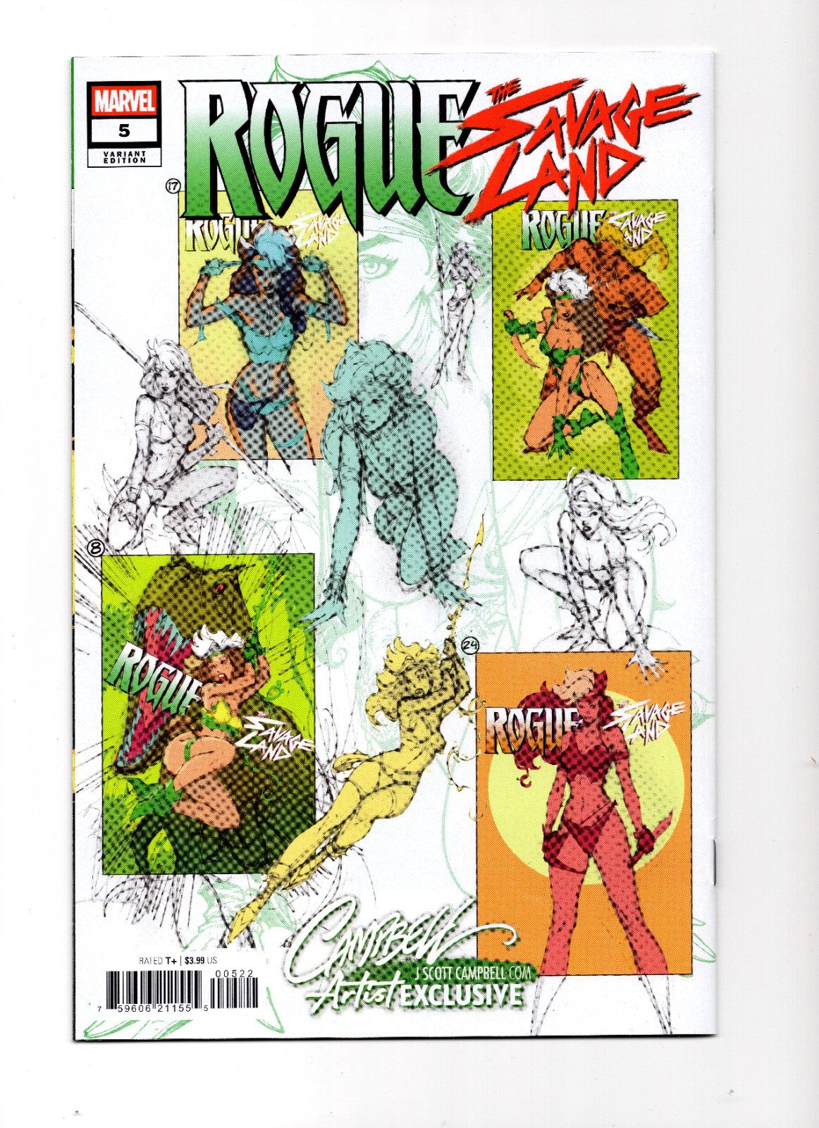 Rogue: The Savage Land #5 JSC [E] Artist EXCLUSIVE "Gaze" (2025)
