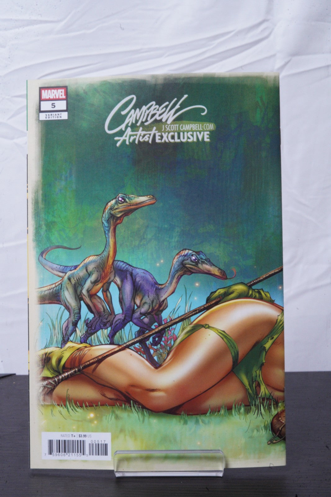 Rogue The Savage Land #5 J Scott Campbell JSC SIGNED ALL SIX COVER SET IN HAND