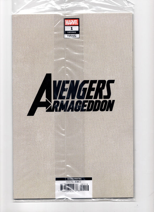 AVENGERS: ARMAGEDDON #1 1:25 INCV RYAN STEGMAN VIRGIN 2ND PRINTING VARIANT