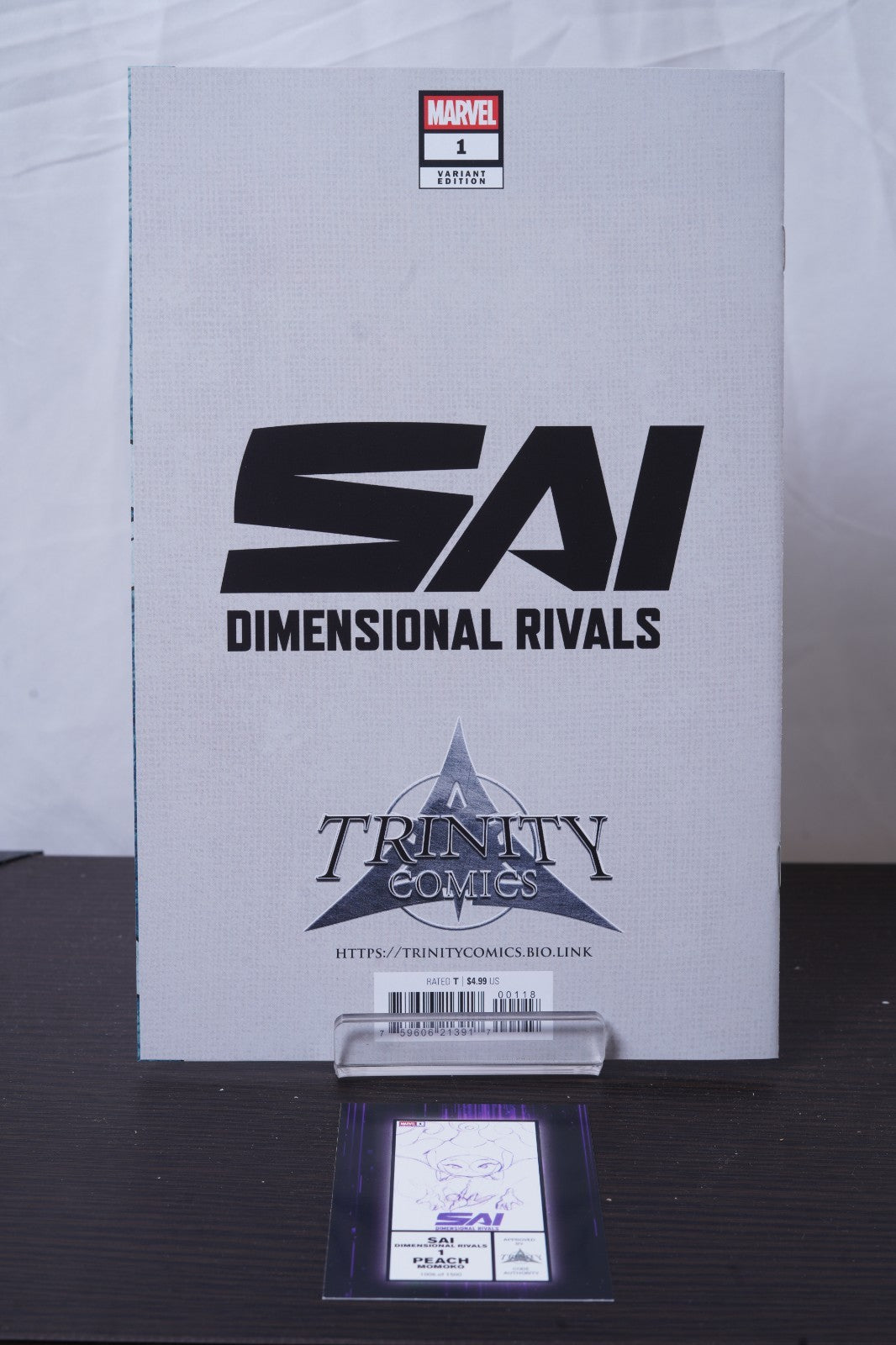 SAI DIMENSIONAL RIVALS #1 PEACH MOMOKO SKETCH VARIANT TRINITY COMICS LTD