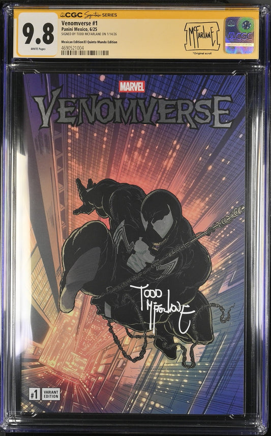 Venomverse #1 2025 SDCC McFarlane Signed CGC 9.8 (Limited 1000)