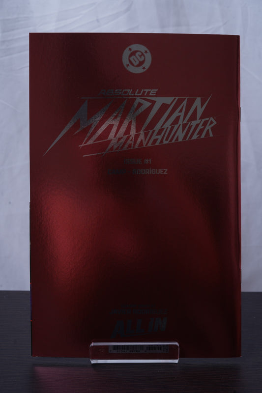 ABSOLUTE MARTIAN MANHUNTER #1 CVR F JAVIER RODRIGUEZ FOIL - SIGNED BY DENIZ CAMP