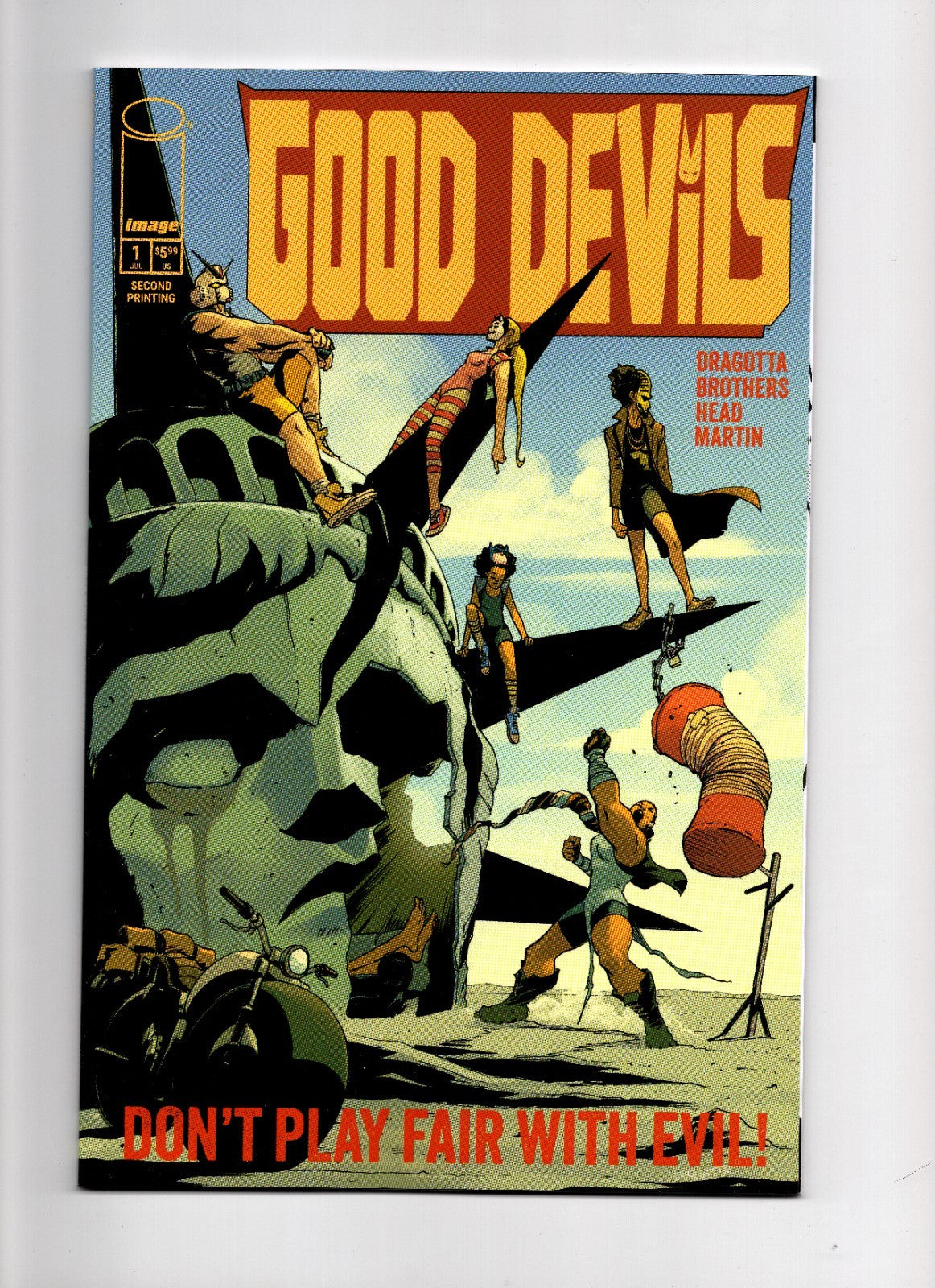 GOOD DEVILS DONT PLAY FAIR WITH EVIL 2ND PTG COVER A NICK DRAGOTTA