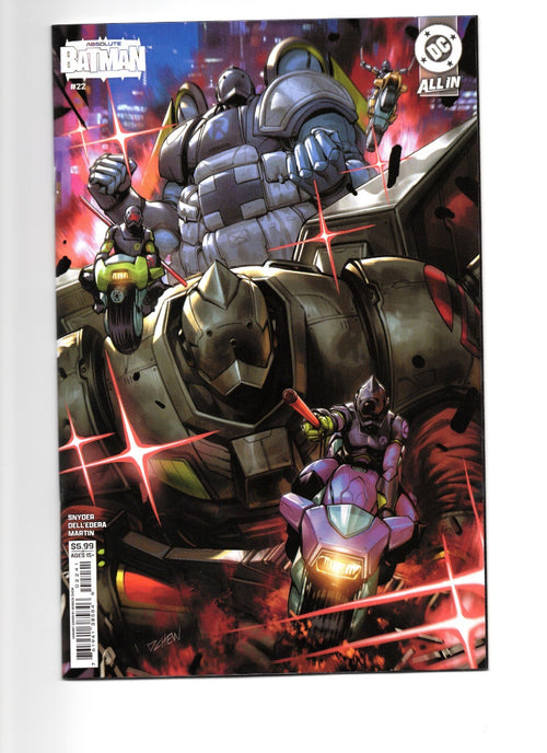 ABSOLUTE BATMAN #22 CVR D DERRICK CHEW CARD STOCK VAR