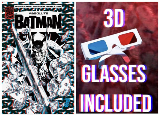 ABSOLUTE BATMAN #25 Seth Mann - CARDSTOCK + 3D GLASSES - PRESALE