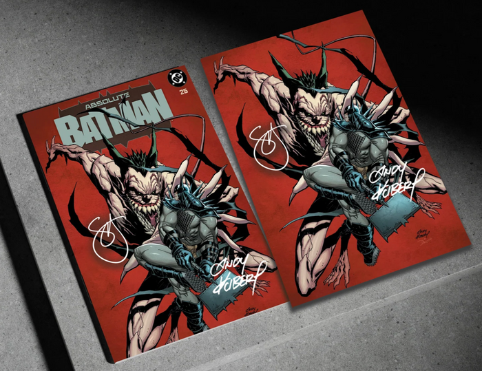 ABSOLUTE BATMAN #25  ANDY KUBERT 2 Book Bundle - Signed Kubert & Snyder PRESALE