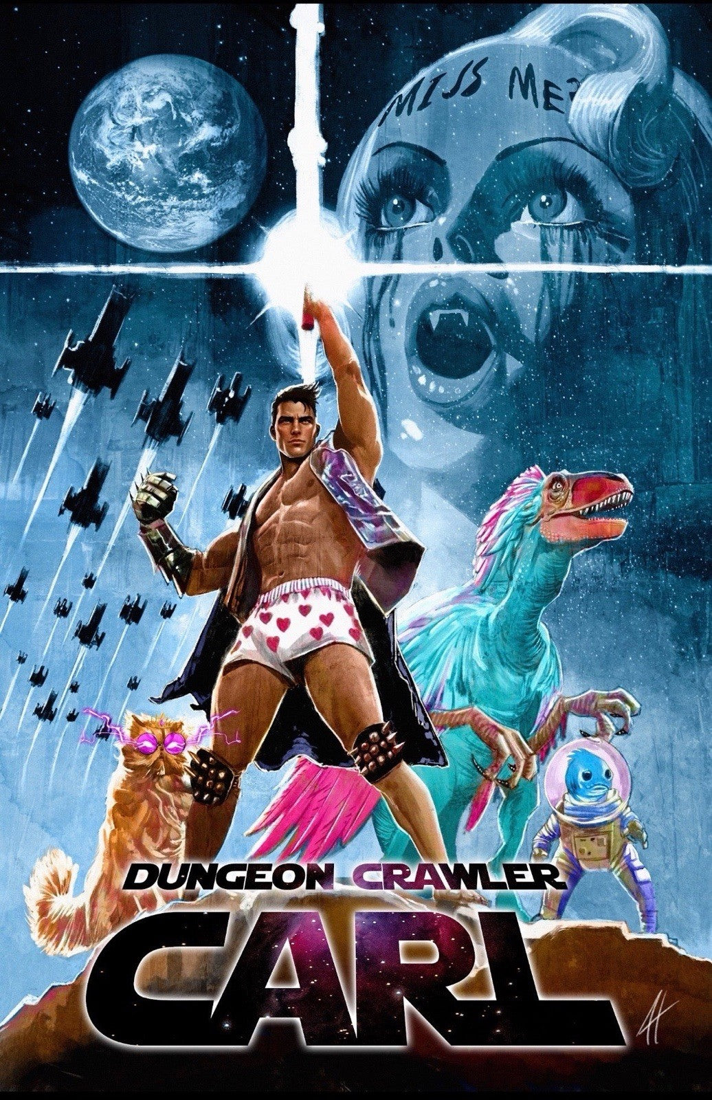 Dungeon Crawler Carl #0 Special Edition Herrera Star Wars -  SET  TRADE &  FOIL