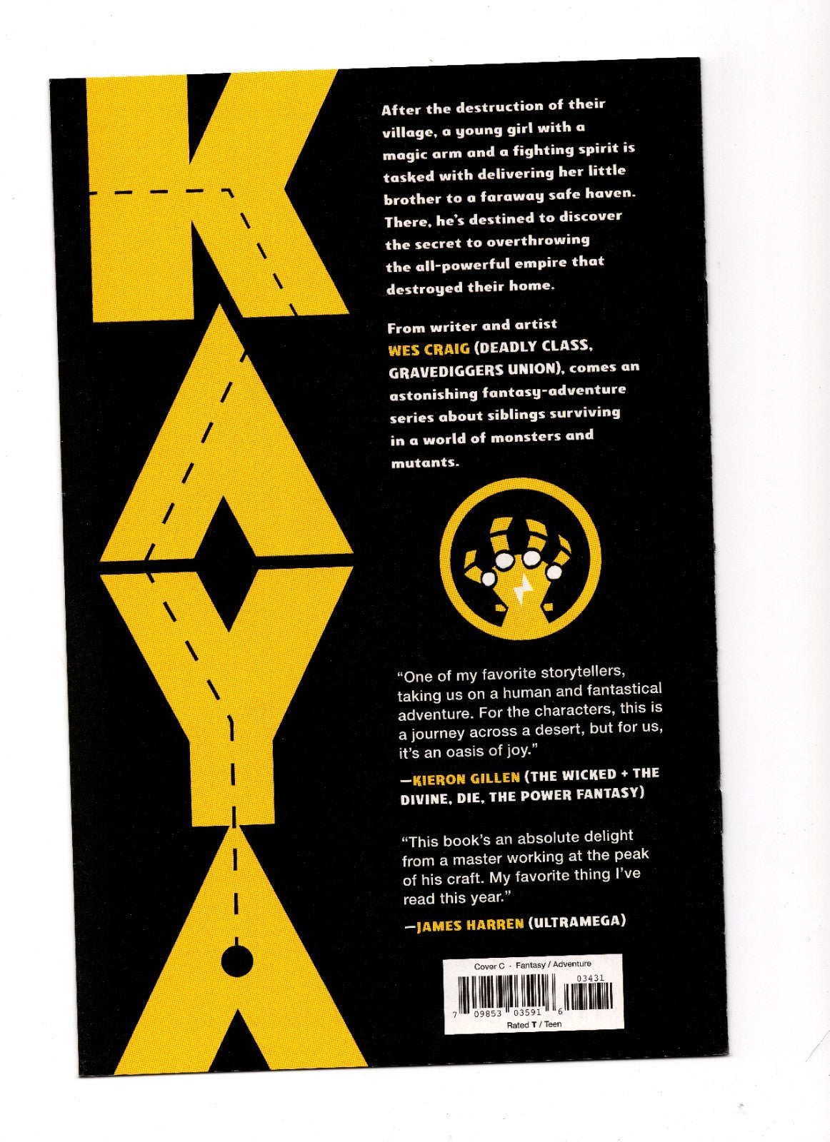 KAYA #34 COVER C WES CRAIG INVINCIBLE TEAM UP VAR