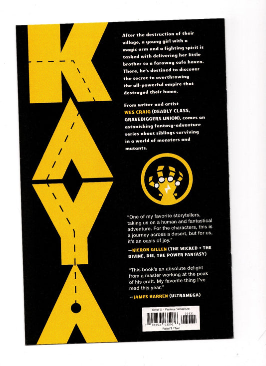 KAYA #34 COVER C WES CRAIG INVINCIBLE TEAM UP VAR