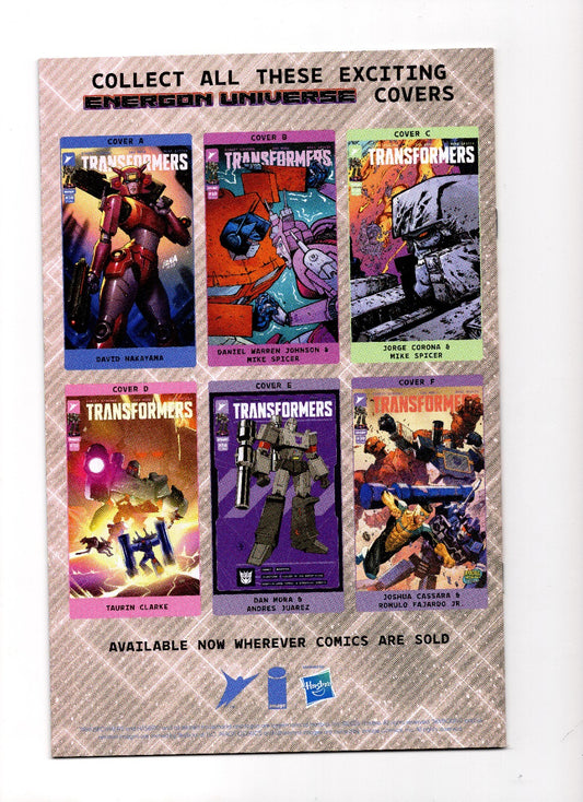 TRANSFORMERS #30 - JOSH CASSARA COVER F INVINCIBLE TEAM UP VARIANT