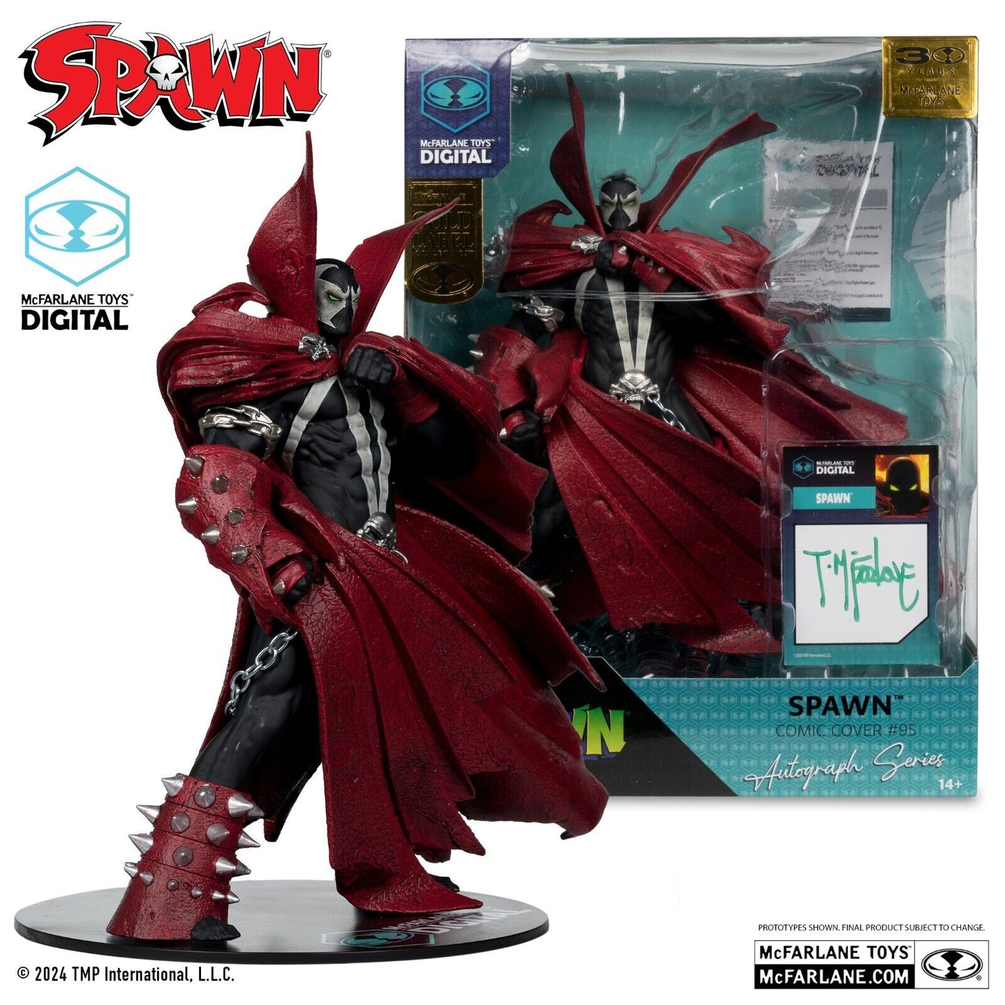 Spawn 30th Anniversary Comic Cover #95 GOLD LABEL Autograph Figure