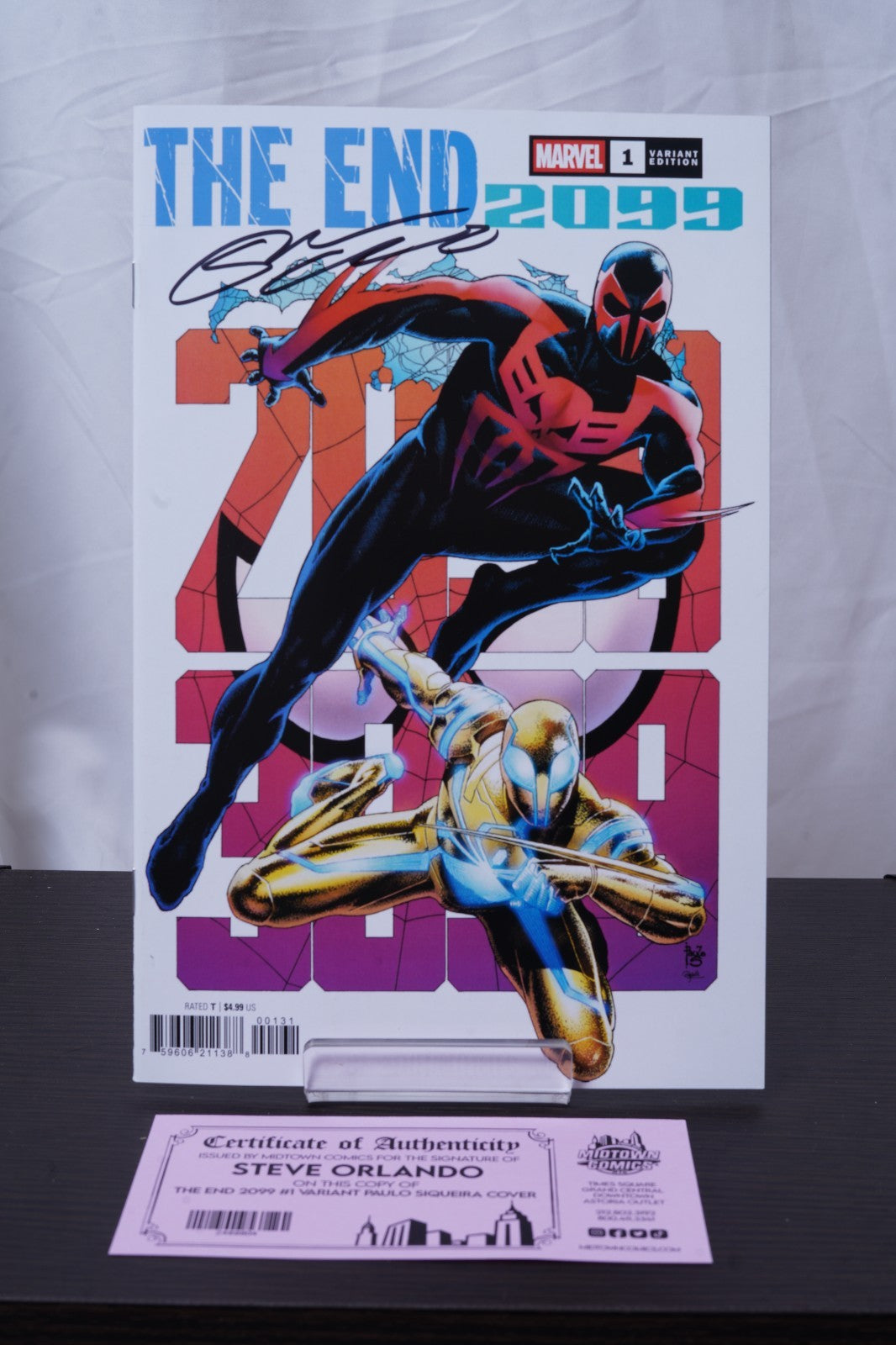 The End 2099 #1 Cover J Variant Paulo Siqueira Cover Signed By Steve Orlando