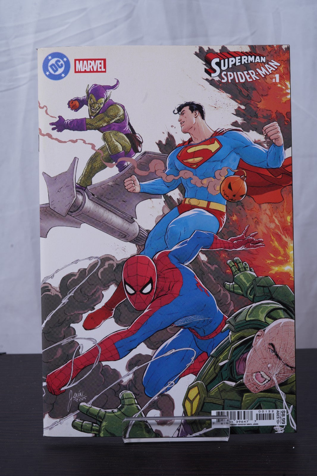 Complete Set of 26 Superman Spider-Man #1 A–Z Covers Bundle