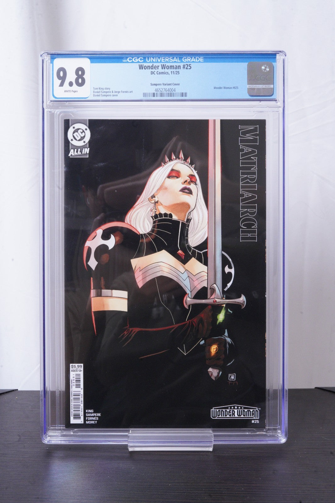 Wonder Woman #25 CGC 9.8 Daniel Sampere Variant Cover 1st Matriarch 🔥