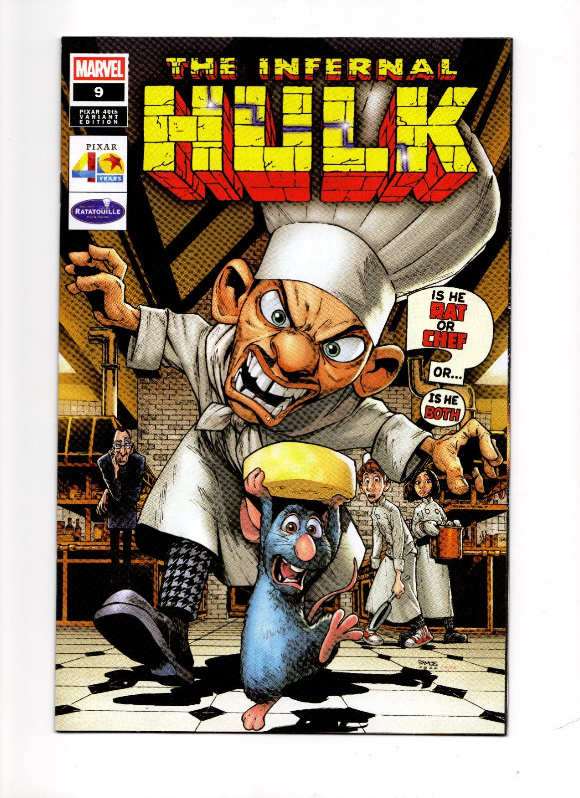 INFERNAL HULK #9 HUMBERTO RAMOS VARIANT