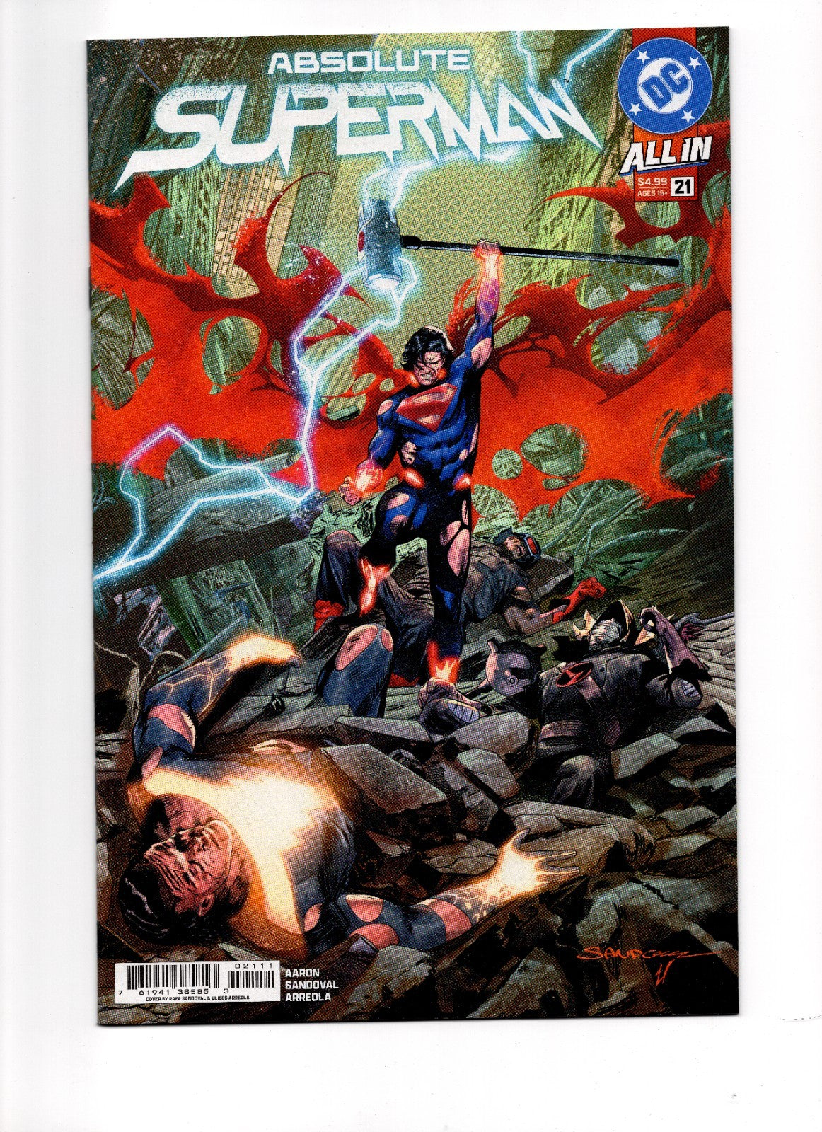 ABSOLUTE SUPERMAN #21 CVR A RAFA SANDOVAL