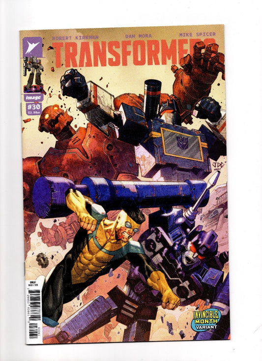 TRANSFORMERS #30 - JOSH CASSARA COVER F INVINCIBLE TEAM UP VARIANT