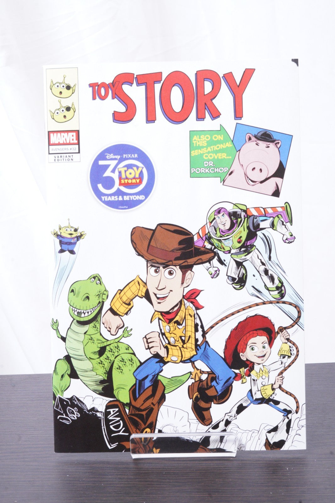 TOY STORY HOMAGE SET OF 3: ASM 16 AVENGERS 32 CAPT AMERICA 5 FORCELLONI PIXAR