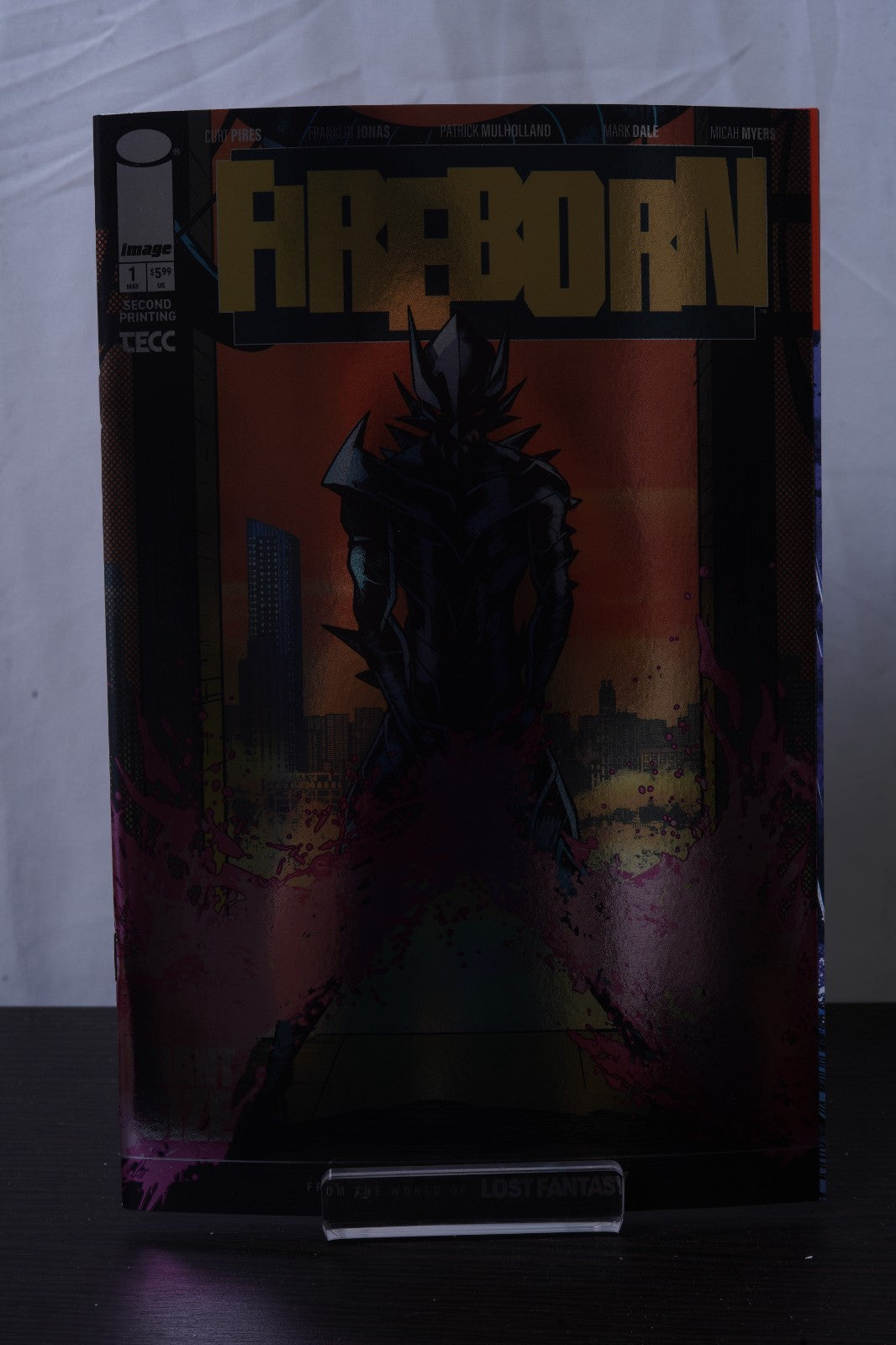 Fireborn Issue #1 Patrick Mulholland - 2nd Print - Absolute Batman Homage - Foil
