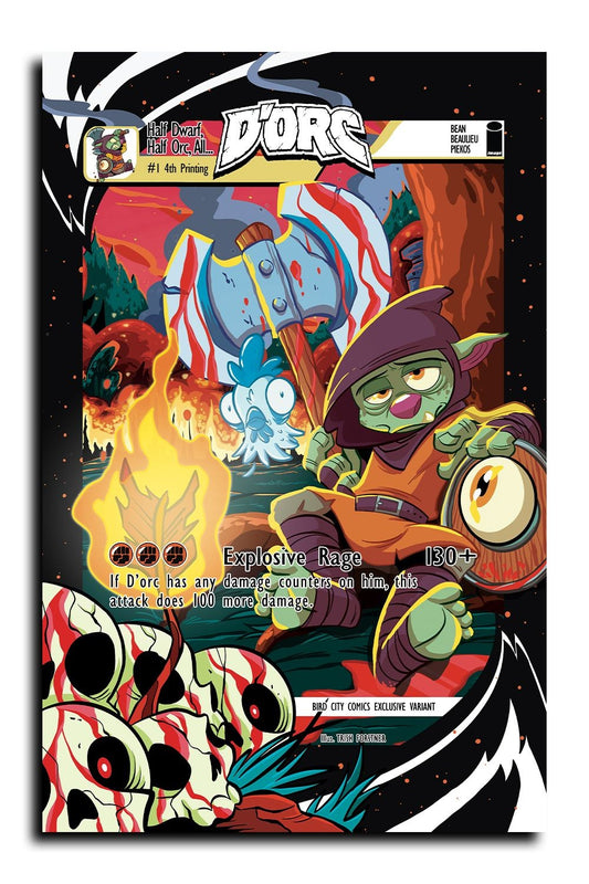 D'ORC #1 4TH PRINT TRISH FORSTNER TRADING CARD VARIANT LE 400 PRESALE DORC