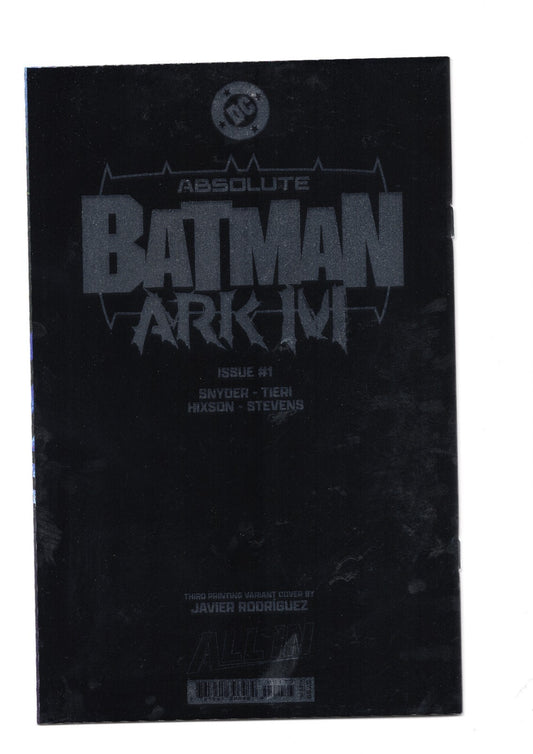ABSOLUTE BATMAN ARK-M SPECIAL #1 Third Printing Cvr B Javier Rodriguez Foil Var