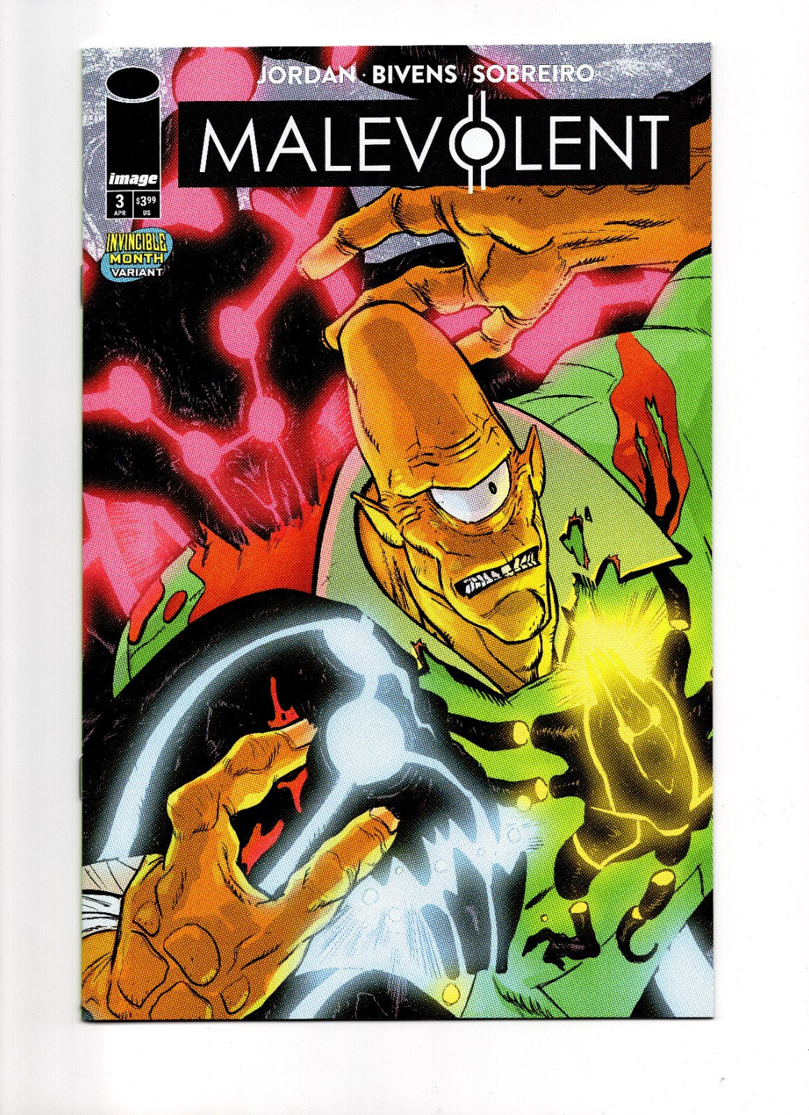MALEVOLENT #3 CVR B JOHN BIVENS & FELIPE SOBREIRO INVINCIBLE TEAM UP VAR