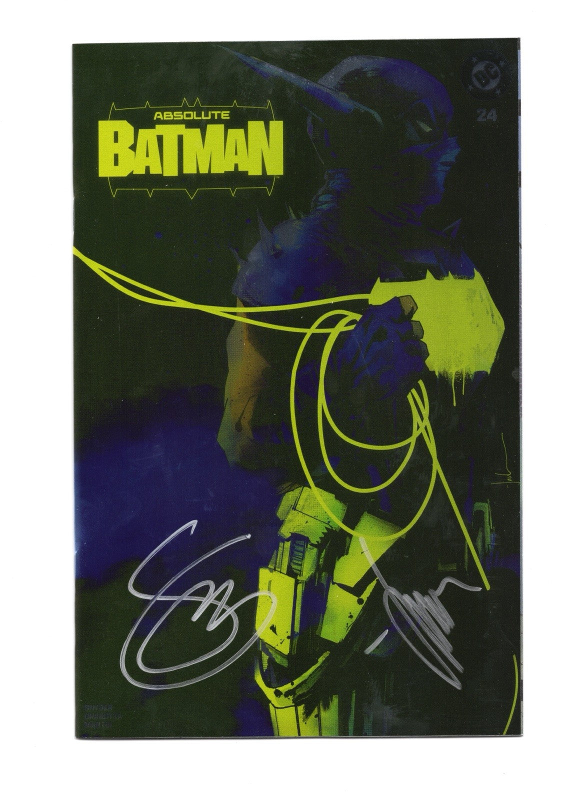 ABSOLUTE BATMAN #24 - THE BAT Trade Dress Foil Signed by Jock & Snyder