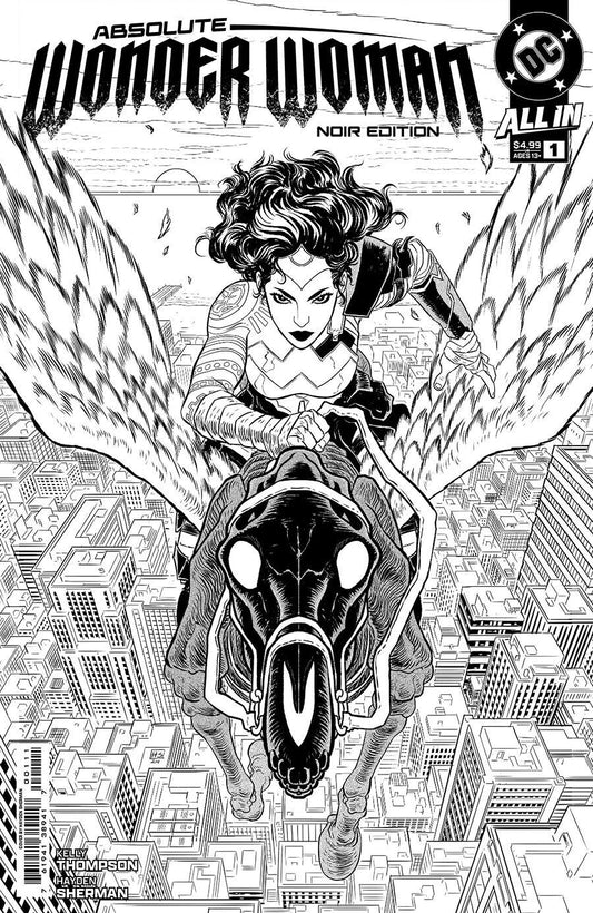 Absolute Wonder Woman Issue #1 - Hayden Sherman - Noir Edition