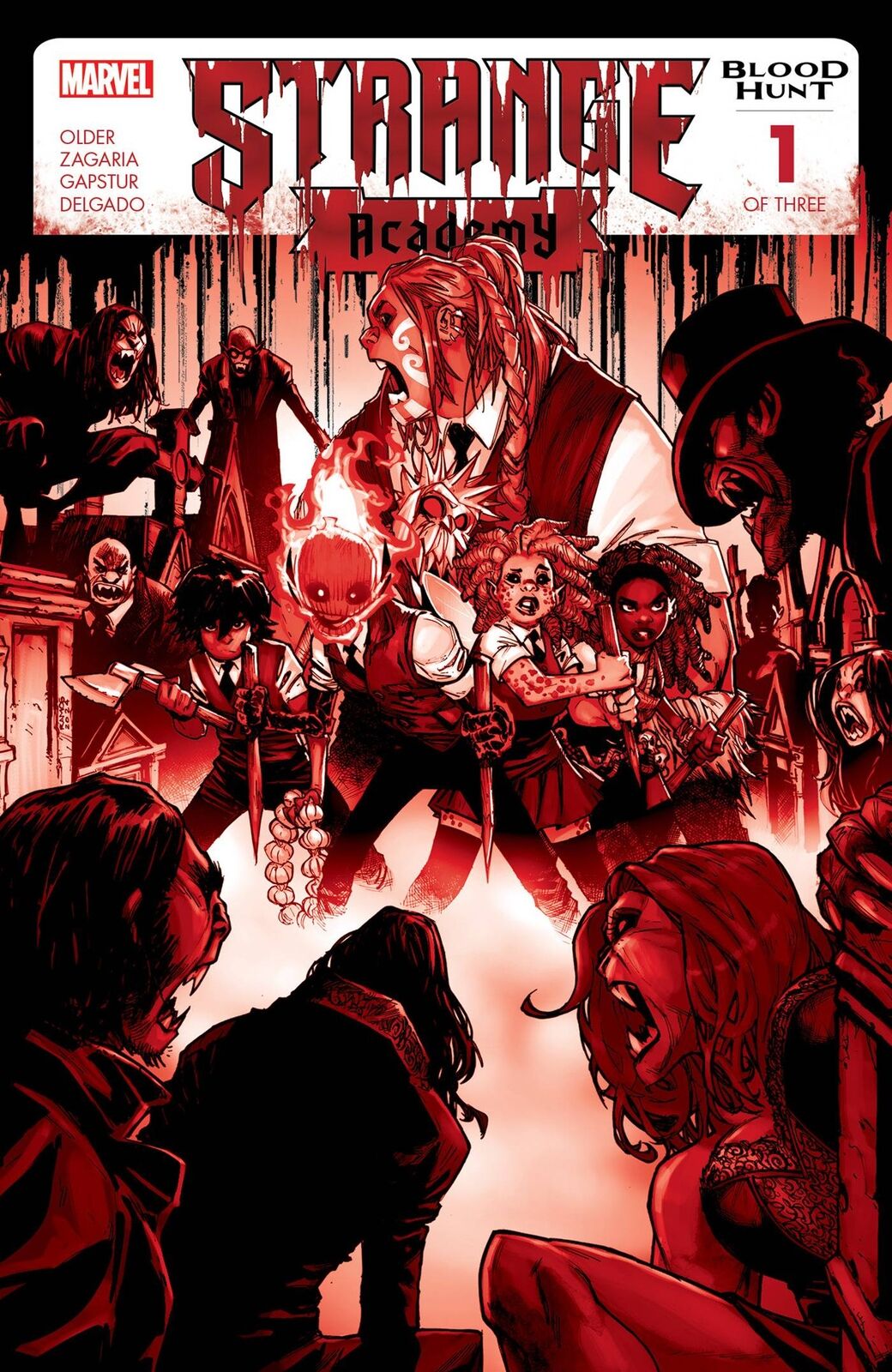 Strange Academy: Blood Hunt Issue #1 - Humberto Ramos - Blood Soaked - 2nd Print