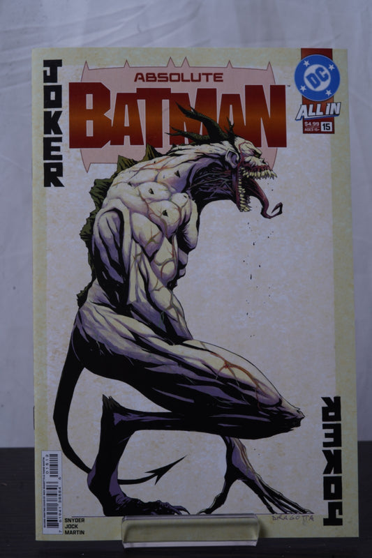 ABSOLUTE BATMAN #15 Second Printing Cvr A Nick Dragotta