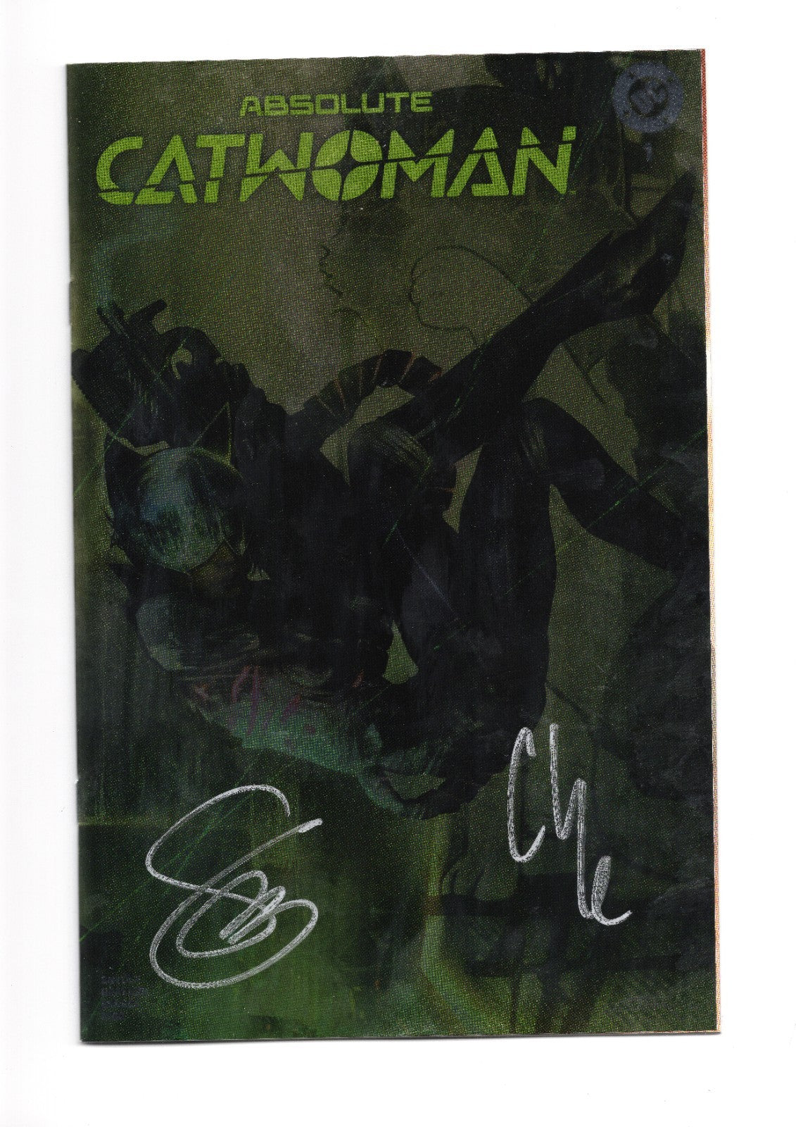 ABSOLUTE CATWOMAN #1 DAN QUINTANA TRADE FOIL SIGNED SNYDER & CHE GRAYSON