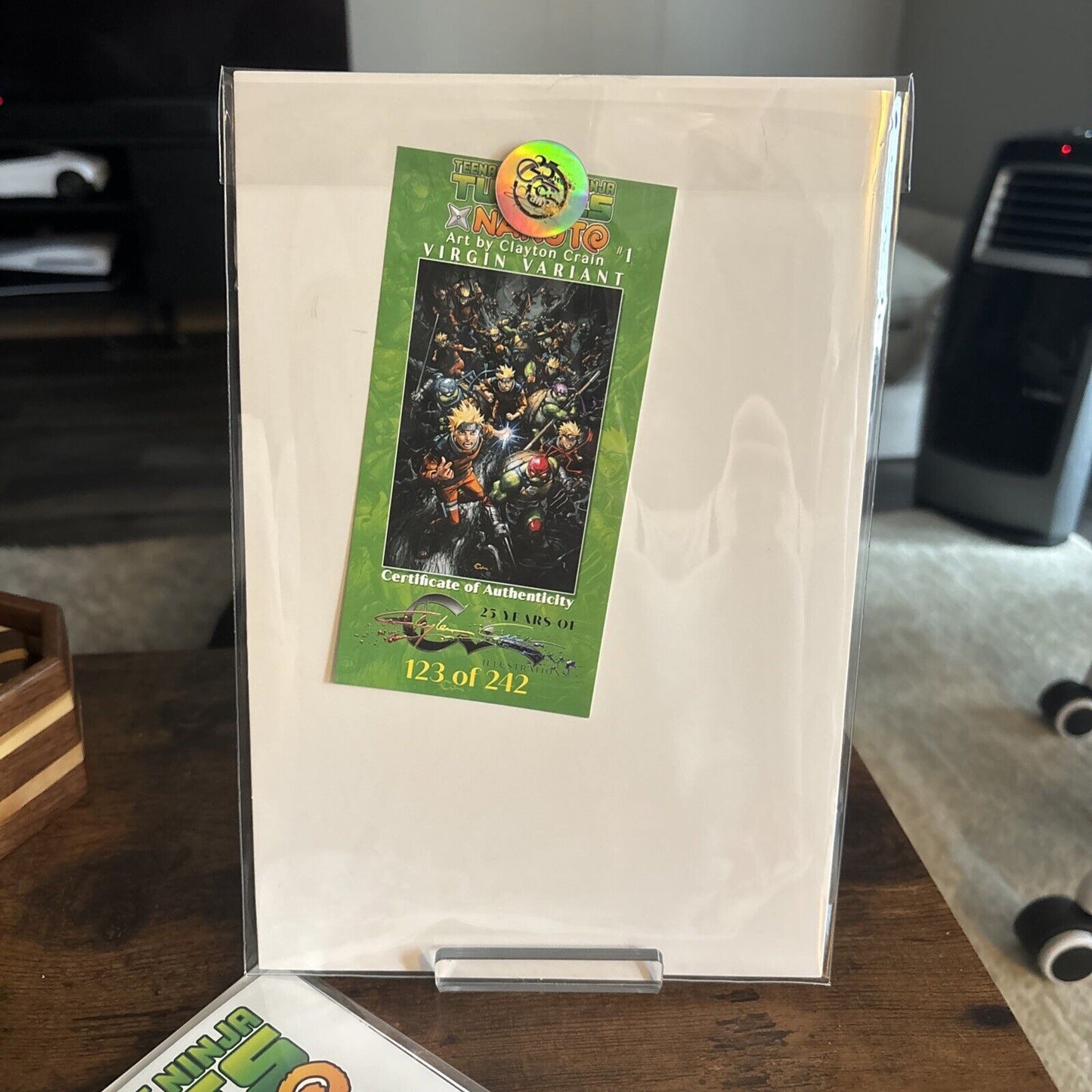 TMNT Naruto No. 1 Virgin Cover LTD 242 | 2 Pack 1:25 | Clayton Crain 123/242