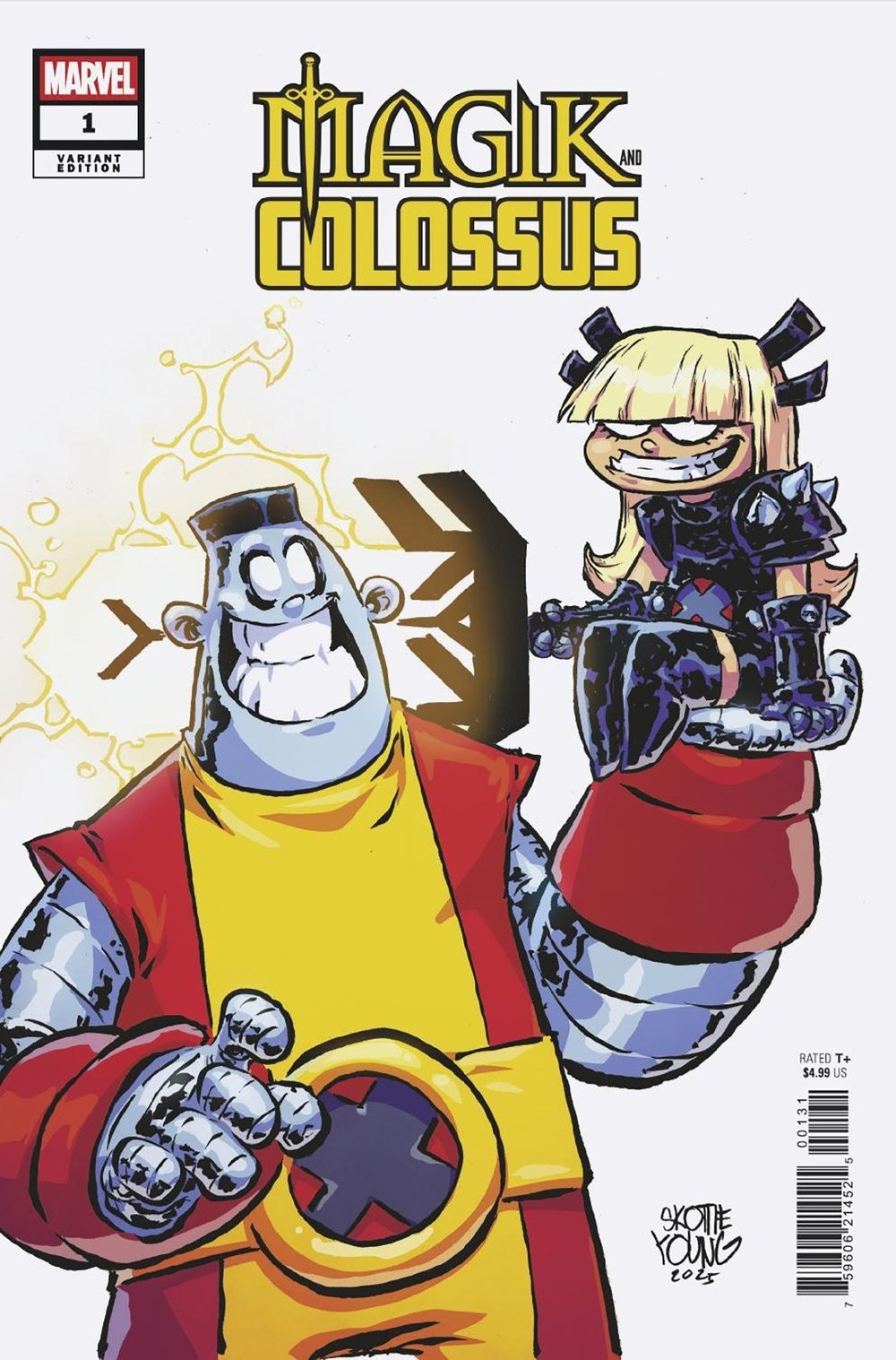 Magik And Colossus #1 - Skottie Young Variant Cover - Marvel 2026