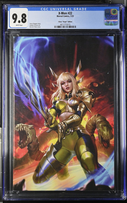 XMen #22 1:50 Chew Virgin Magik Variant CGC 9.8 2023 Marvel