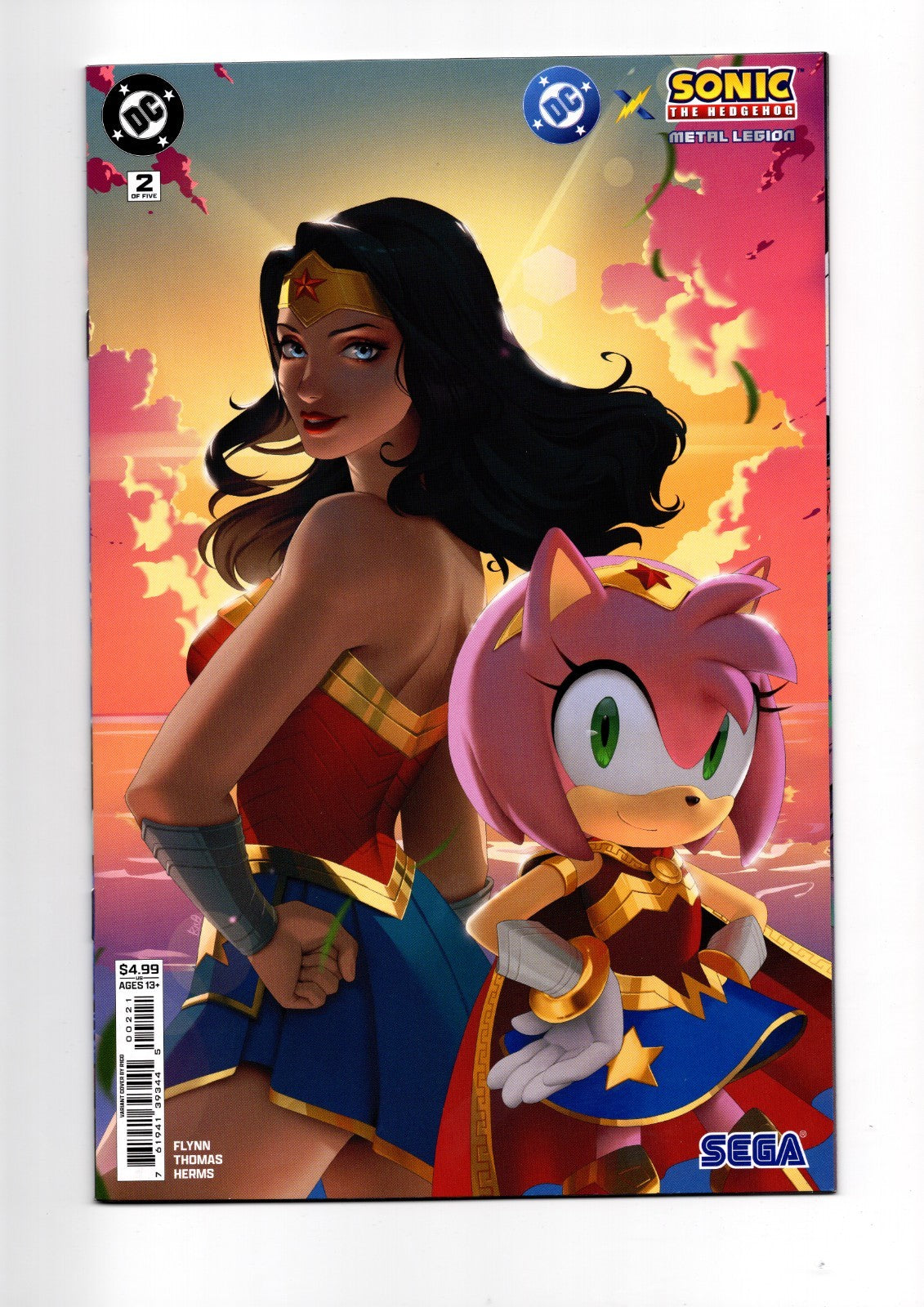 C X SONIC THE HEDGEHOG THE METAL LEGION #2