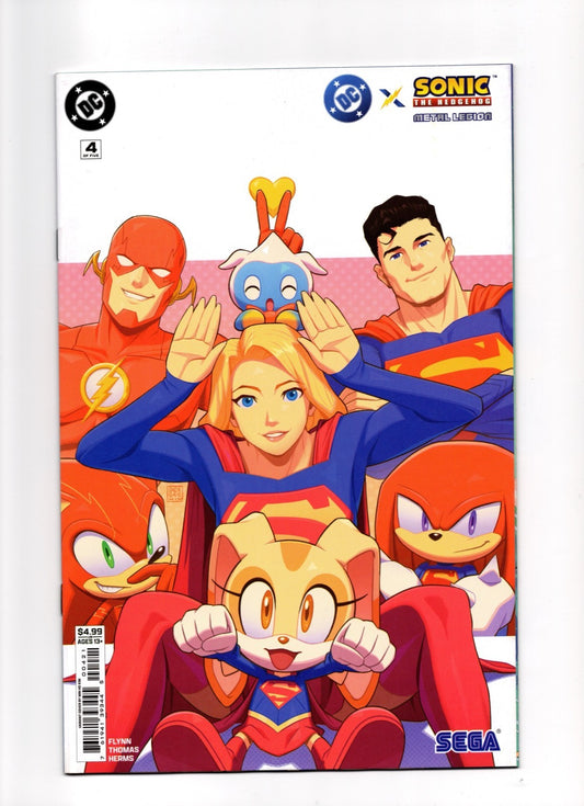 DC X Sonic The Hedgehog Metal Legion #4 Cover B Min Ho Kim Card Stock