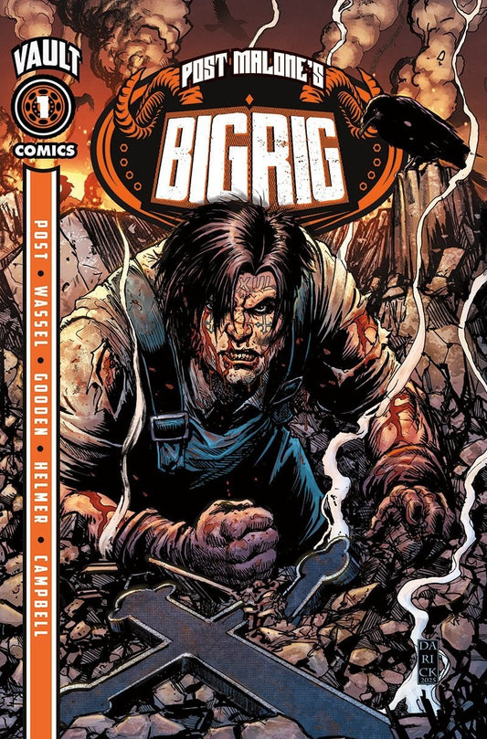 Big Rig #1 Darick Robertson 2:25 Variant Post Malone Polybagged