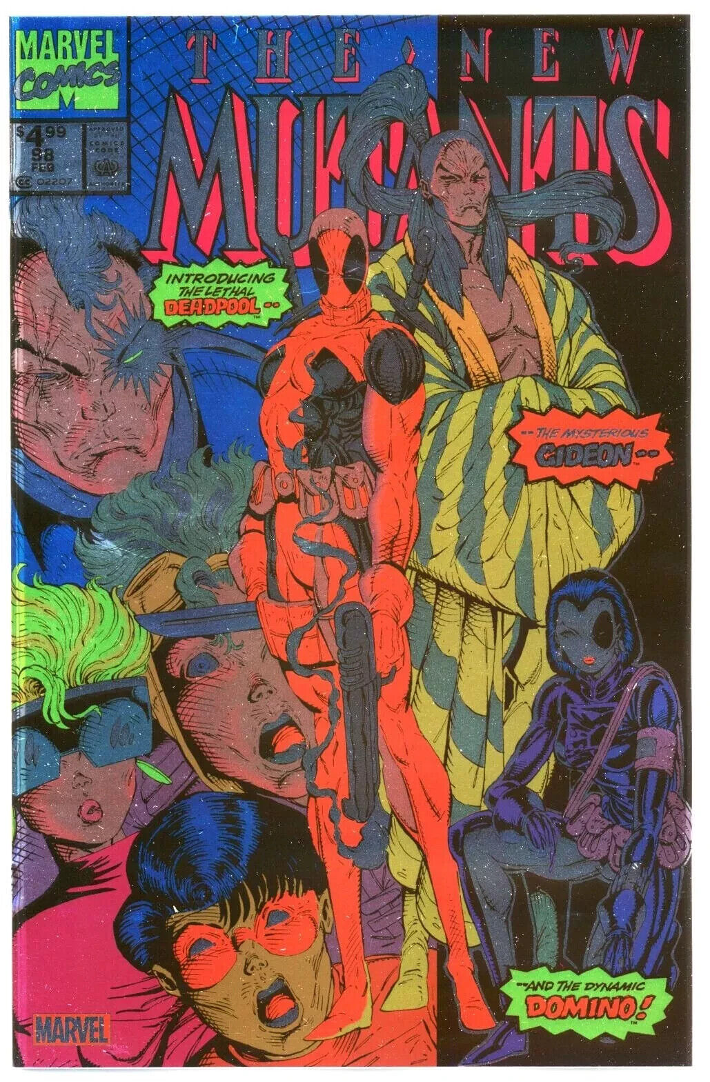 The New Mutants Issue #98 - Rob Liefeld - 2024 Facsimile - Foil
