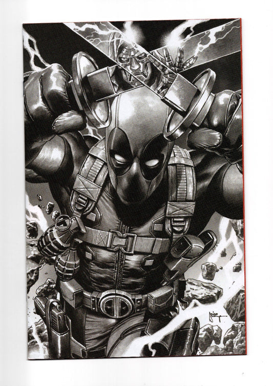 WADE WILSON DEADPOOL #1 MICO SUAYAN VIRGIN AQ B&W SKETCH MEGACON 2026 LTD 500