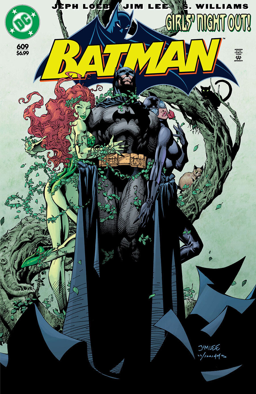 Batman Issue #609 - Jim Lee - 2025 Facsimile - Foil