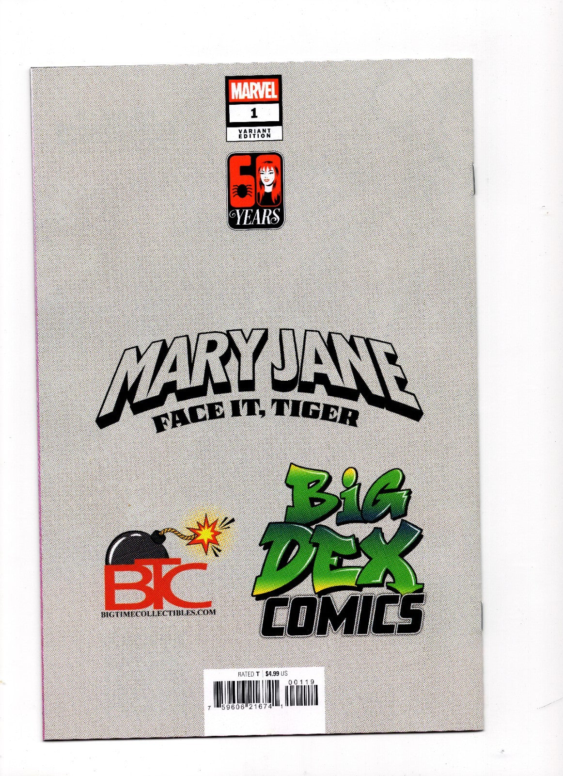 MARY JANE FACE IT, TIGER #1 - KYUYONG EOM VIRGIN VARIANT