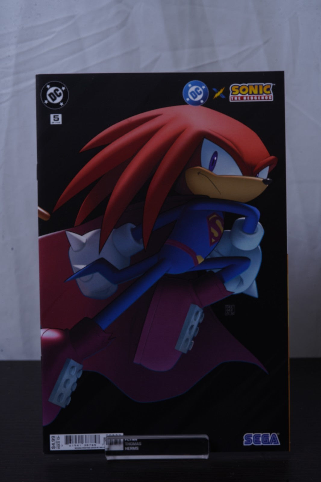 DC X Sonic The Hedgehog #1 - 5 Deegeemin Connecting Variant Set Comic Book Set