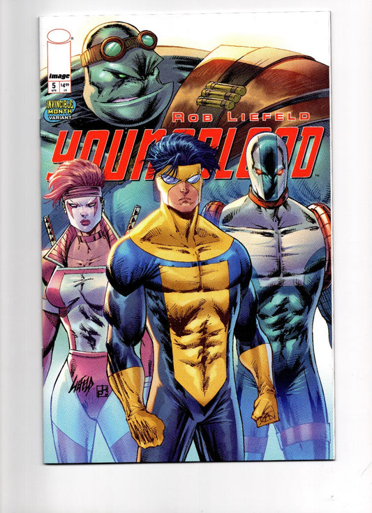 YOUNGBLOOD #5 CVR E ROB LIEFELD INVINCIBLE TEAM UP VAR