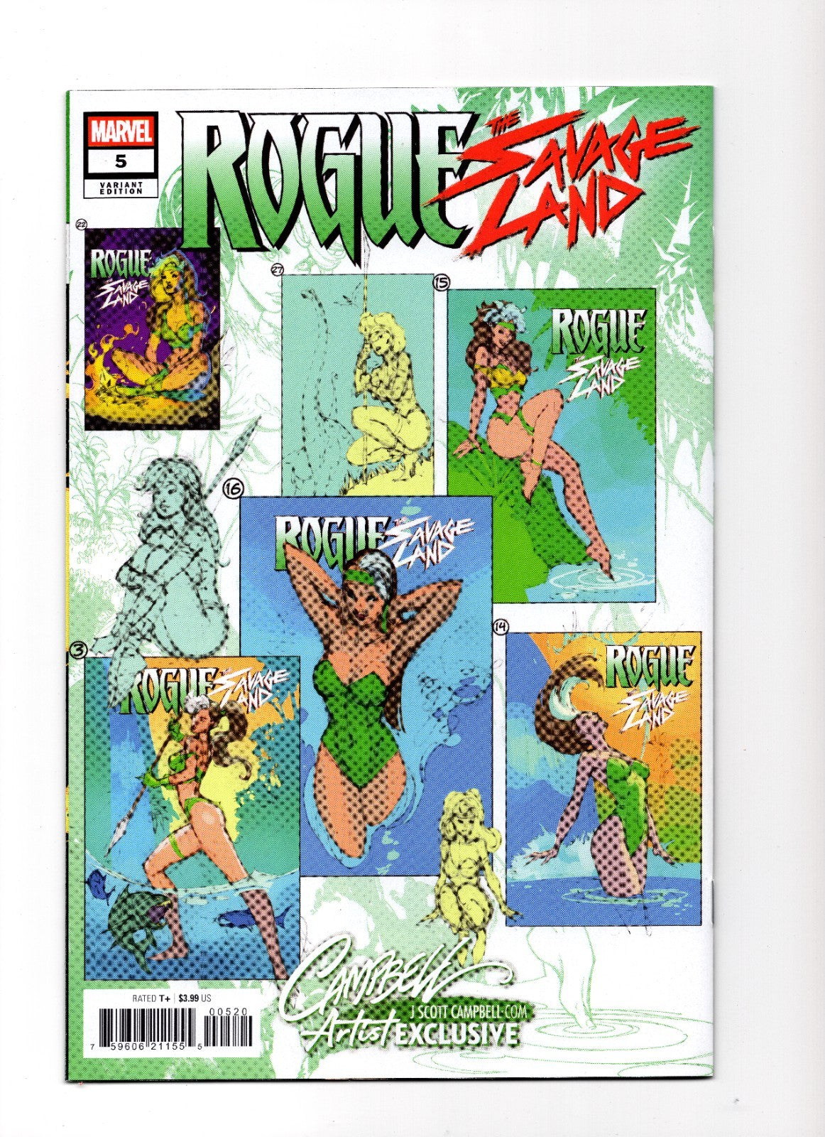 Rogue: The Savage Land #5 JSC [B] Artist EXCLUSIVE "Border" (2025)