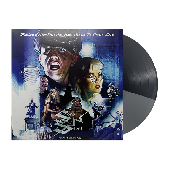 Sons of Steel - Original Motion Picture Soundtrack - Mondo SILVER/BLACK SPLIT LP