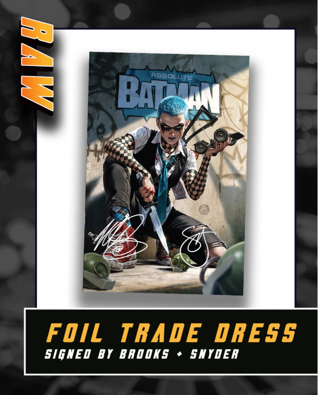 Absolute Batman #22 - Mark Brooks - Foil Trade 2x Signed Snyder & Brooks PRESALE