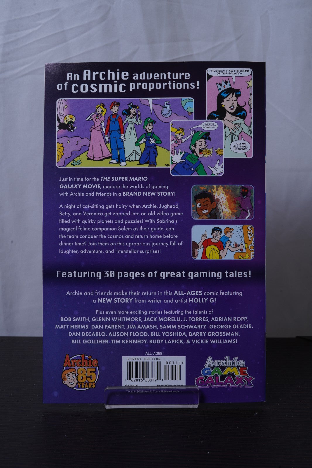 ARCHIE COMICS 85TH ANNIVERSARY PRESENTS ARCHIE GAME GALAXY #1 A HOLLY G