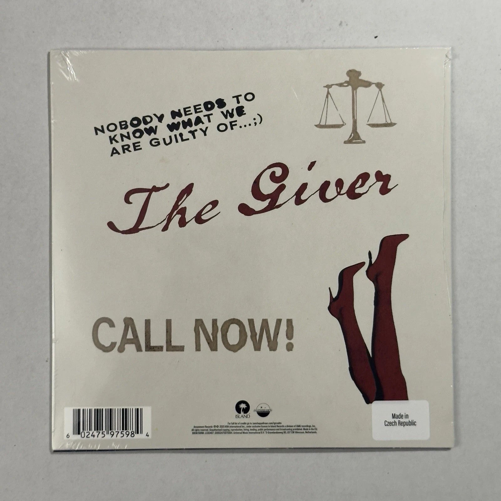 Chappell Roan - The Giver [The Lawyer] SEALED 7"